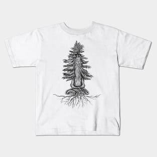 Sage of the silent pine (dark) Kids T-Shirt